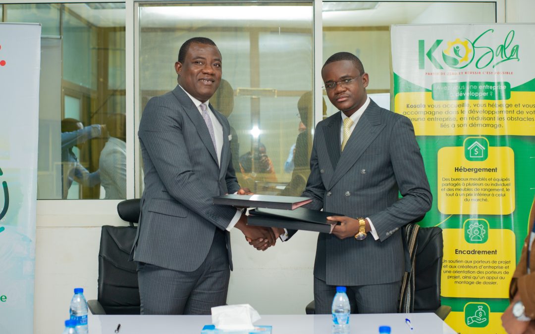 Signature ce mercredi 5 juillet 2023 à Brazzaville d’un protocole d’accord de partenariat entre l’Agence de Développement de l’Economie Numérique (ADEN) et l’incubateur KOSALA